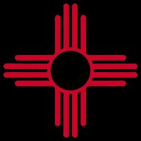 New Mexico State Flag Zia Sun Symbol Cooling Performance Crew T-Shirt