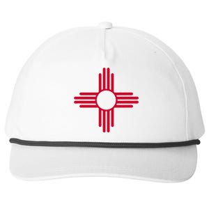 New Mexico State Flag Zia Sun Symbol Snapback Five-Panel Rope Hat