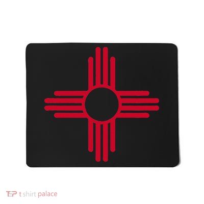 New Mexico State Flag Zia Sun Symbol Mousepad