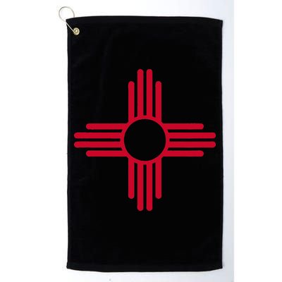 New Mexico State Flag Zia Sun Symbol Golf Towel