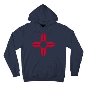 New Mexico State Flag Zia Sun Symbol Hoodie