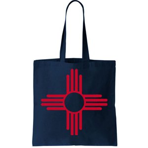 New Mexico State Flag Zia Sun Symbol Tote Bag