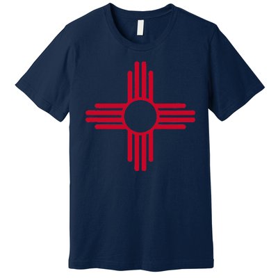 New Mexico State Flag Zia Sun Symbol Premium T-Shirt