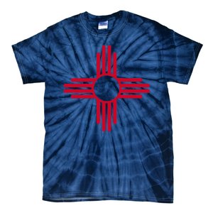 New Mexico State Flag Zia Sun Symbol Tie-Dye T-Shirt