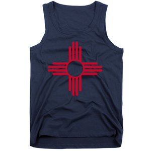 New Mexico State Flag Zia Sun Symbol Tank Top