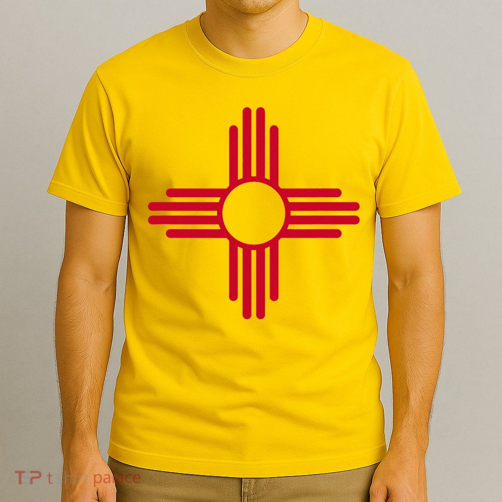 New Mexico State Flag Zia Sun Symbol T-Shirt