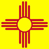 New Mexico State Flag Zia Sun Symbol 11oz C Handle Ceramic Mug