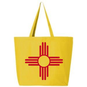 New Mexico State Flag Zia Sun Symbol 25L Jumbo Tote