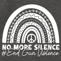 No More Silence End Gun Violence Awareness Day Wear Orange Vector Backpack
