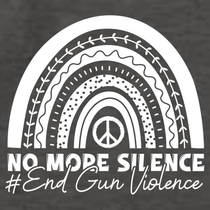 No More Silence End Gun Violence Awareness Day Wear Orange Vector Backpack