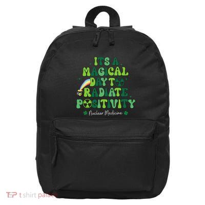 Nuclear Medicine St PatrickS Nmt Nuclear Med Tech Radiology 16 in Basic Backpack