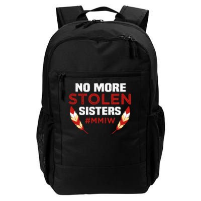 No More Stolen Sisters MMIW Missing Murdered Indigenous Girl Daily Commute Backpack