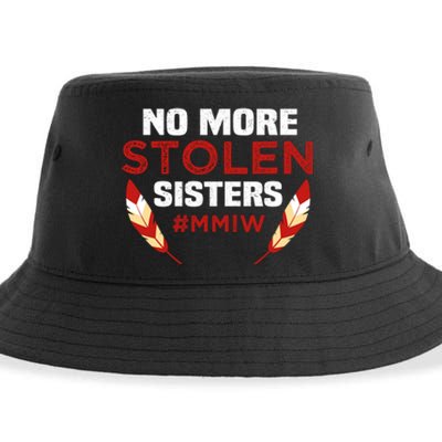 No More Stolen Sisters MMIW Missing Murdered Indigenous Girl Sustainable Bucket Hat