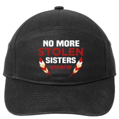 No More Stolen Sisters MMIW Missing Murdered Indigenous Girl 7-Panel Snapback Hat