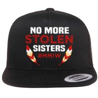 No More Stolen Sisters MMIW Missing Murdered Indigenous Girl Flat Bill Trucker Hat