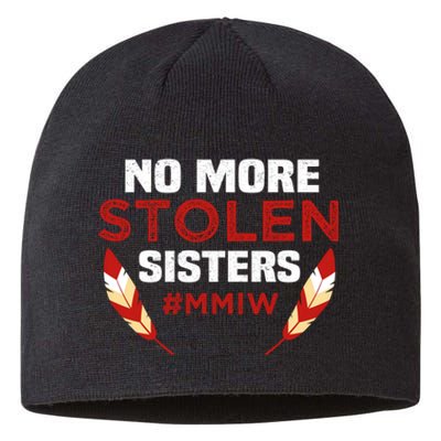 No More Stolen Sisters MMIW Missing Murdered Indigenous Girl Sustainable Beanie