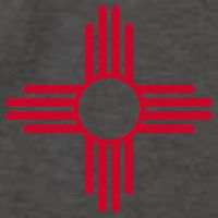NEW MEXICO STATE FLAG ZIA SUN SYMBOL ALBUQUERQUE SANTA FE Vector Backpack