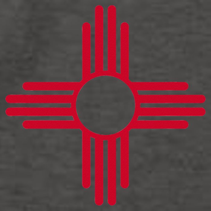 NEW MEXICO STATE FLAG ZIA SUN SYMBOL ALBUQUERQUE SANTA FE Vector Backpack