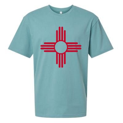 NEW MEXICO STATE FLAG ZIA SUN SYMBOL ALBUQUERQUE SANTA FE Sueded Cloud Jersey T-Shirt