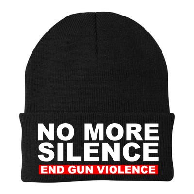 No More Silence End Gun Violence Anti Gun Beanie