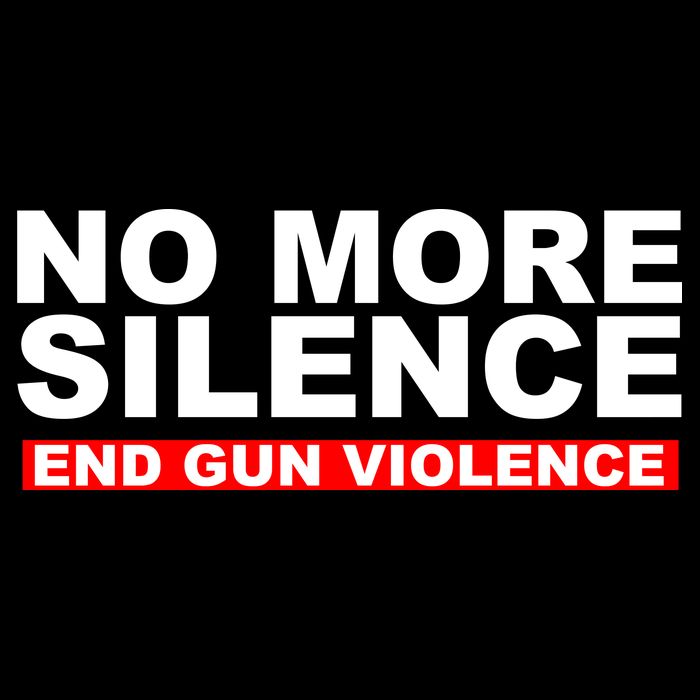 No More Silence End Gun Violence Anti Gun Ladies Long Sleeve Shirt
