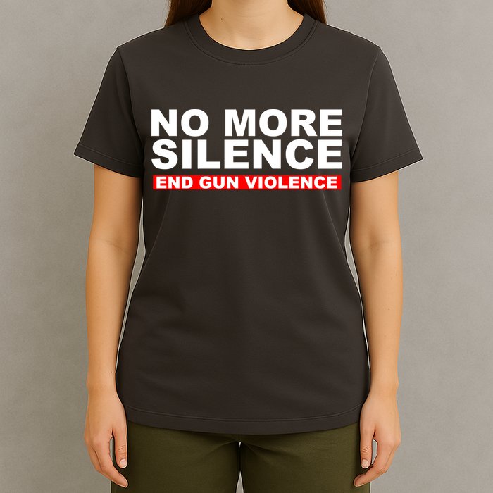 No More Silence End Gun Violence Anti Gun T-Shirt