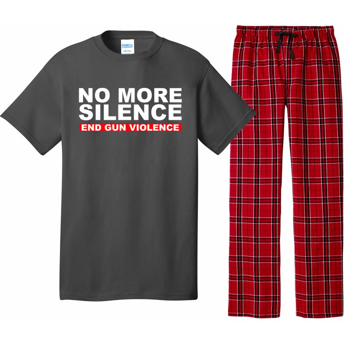 No More Silence End Gun Violence Anti Gun Pajama Set