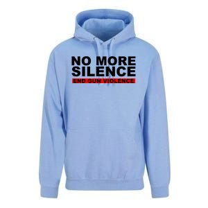 No More Silence End Gun Violence Anti Gun Unisex Surf Hoodie