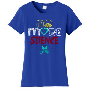 No More Sexual Assault Awareness Gift Teal Ribbon Gift Women's T-Shirt