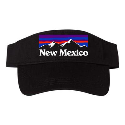 New Mexico State Retro Vintage Outdoors & Nm Mountains Valucap Bio-Washed Visor