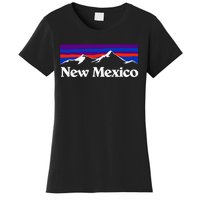 New Mexico State Retro Vintage Outdoors & Nm Mountains Women's T-Shirt