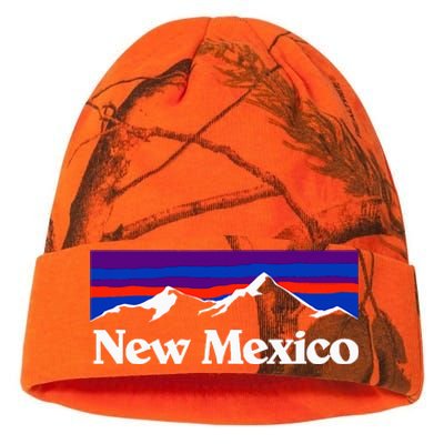 New Mexico State Retro Vintage Outdoors & Nm Mountains Kati Licensed 12" Camo Beanie