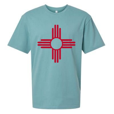 New Mexico State Flag Zia Sun Symbol Albuquerque Santa Fe Sueded Cloud Jersey T-Shirt