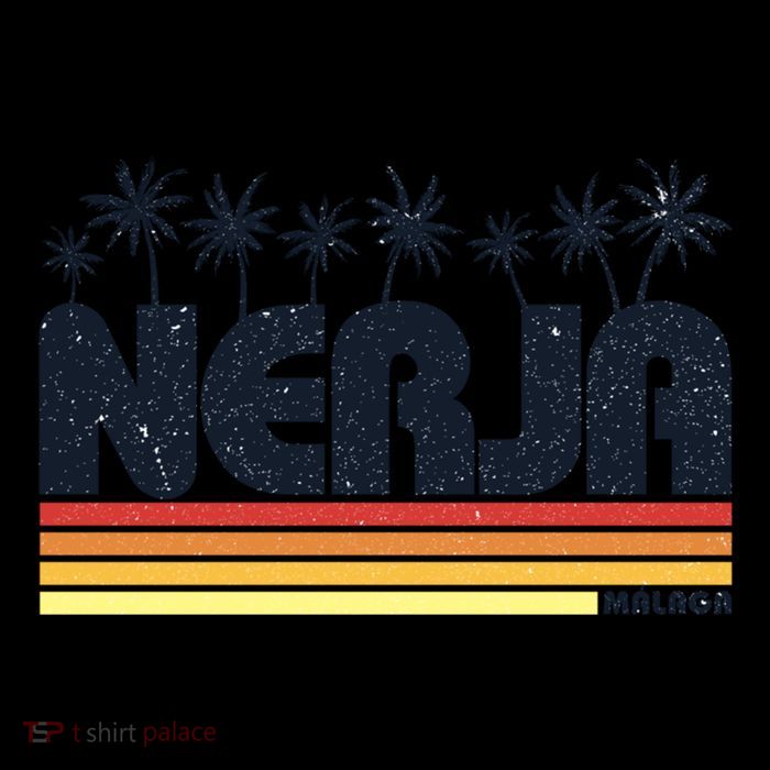 Nerja Malaga Spain Retro Tourism Gift Flatbill Hat