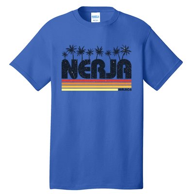 Nerja Malaga Spain Retro Tourism Gift Tall T-Shirt