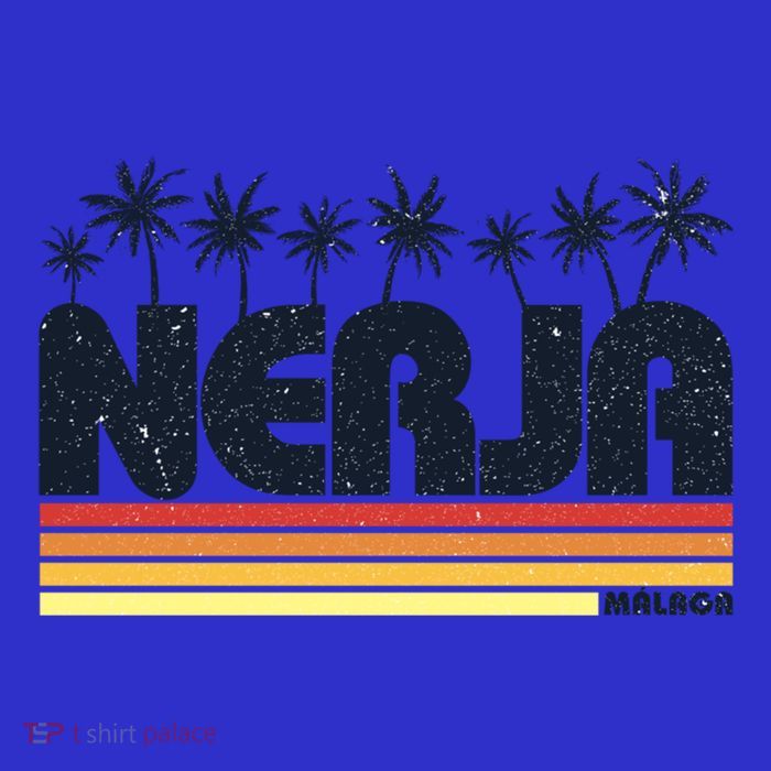 Nerja Malaga Spain Retro Tourism Gift Kids T-Shirt