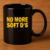 No More Soft DS 11oz C Handle Ceramic Mug