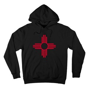 New Mexico State Flag Zia Sun Symbol Albuquerque Santa Fe Hoodie