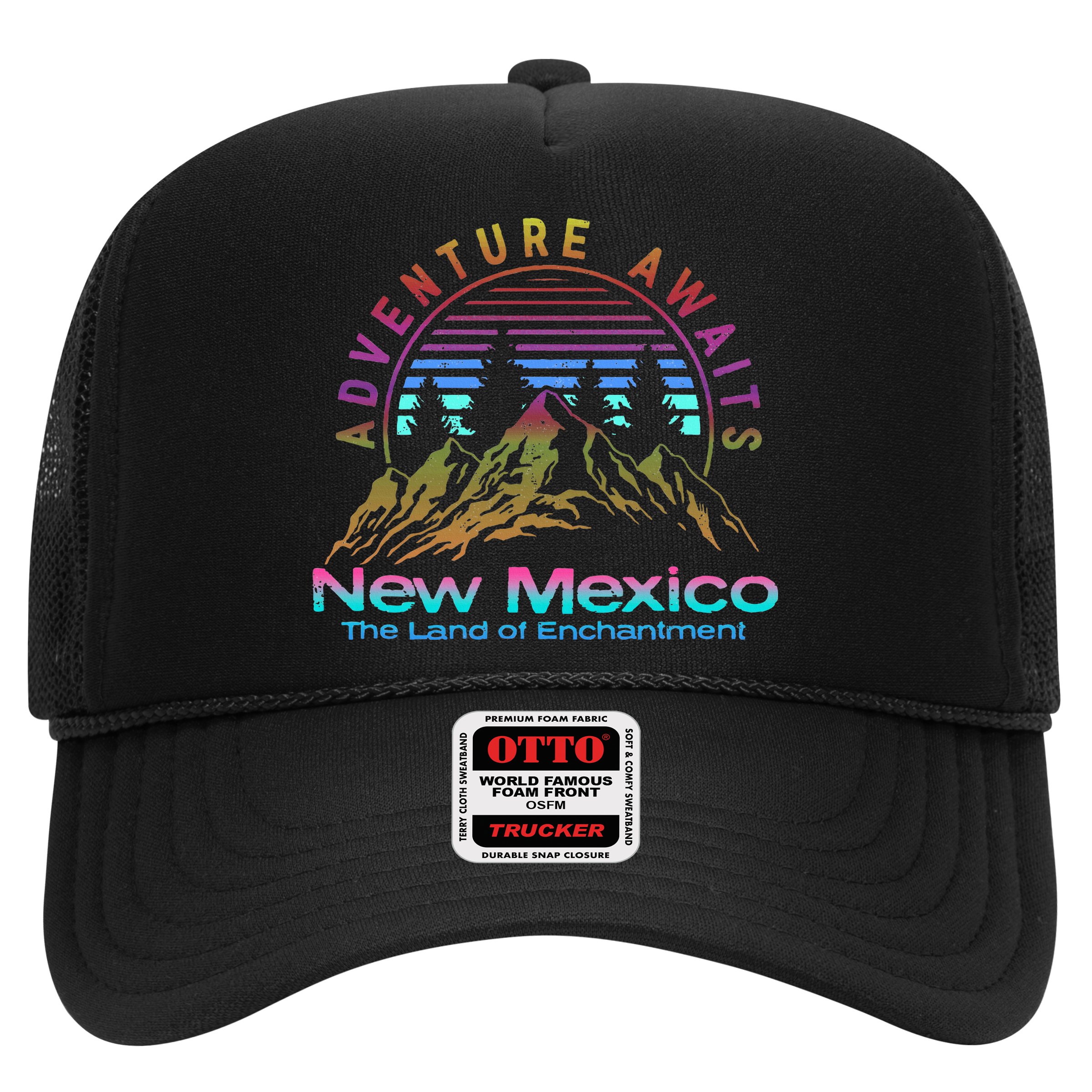 New Mexico State Retro Outdoors & Nm Mountains Hat