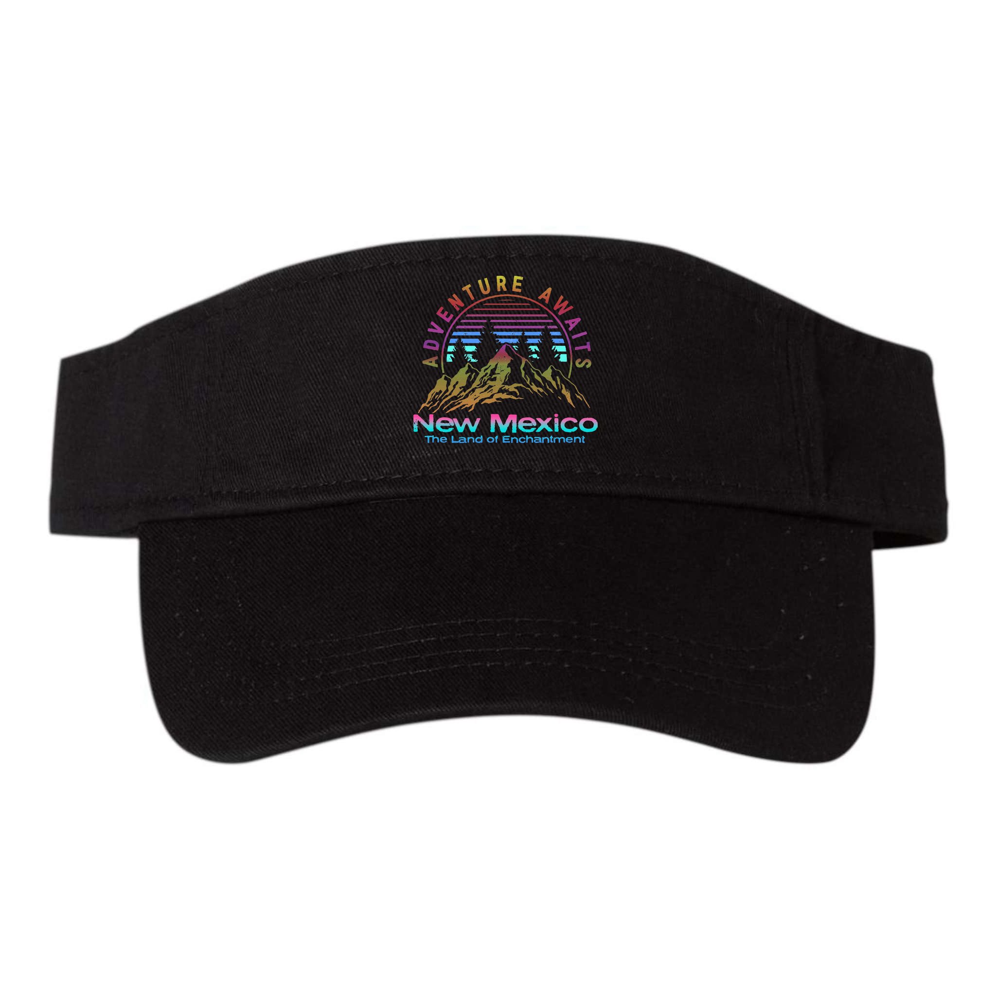 New Mexico State Retro Outdoors & Nm Mountains Visor