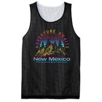 New Mexico State Retro Vintage Outdoors & NM Mountains Mesh Reversible Basketball Jersey Tank