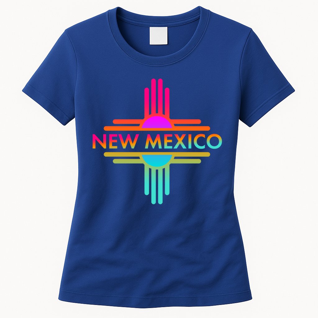 New Mexico State Zia Symbol Design Great Gift Womens T-Shirt