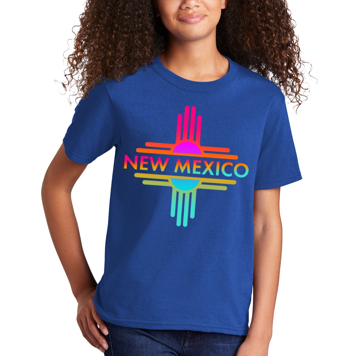New Mexico State Zia Symbol Design Great Gift Kids T-Shirt