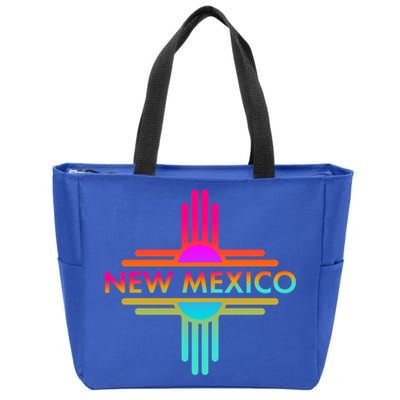New Mexico State Zia Symbol Design Great Gift Zip Tote Bag