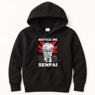 Notice Me Senpai Trump Kids Hoodie