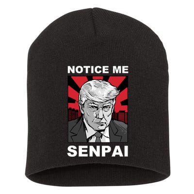 Notice Me Senpai Trump Short Acrylic Beanie