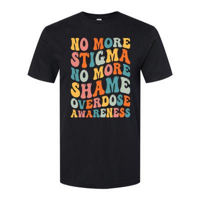 No More Stigma No More Shame Addiction Overdose Awareness Softstyle® CVC T-Shirt