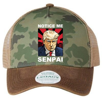 Notice Me Senpai Trump Legacy Tie Dye Trucker Hat