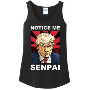 Notice Me Senpai Trump Ladies Essential Tank