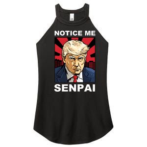 Notice Me Senpai Trump Women's Perfect Tri Rocker Tank